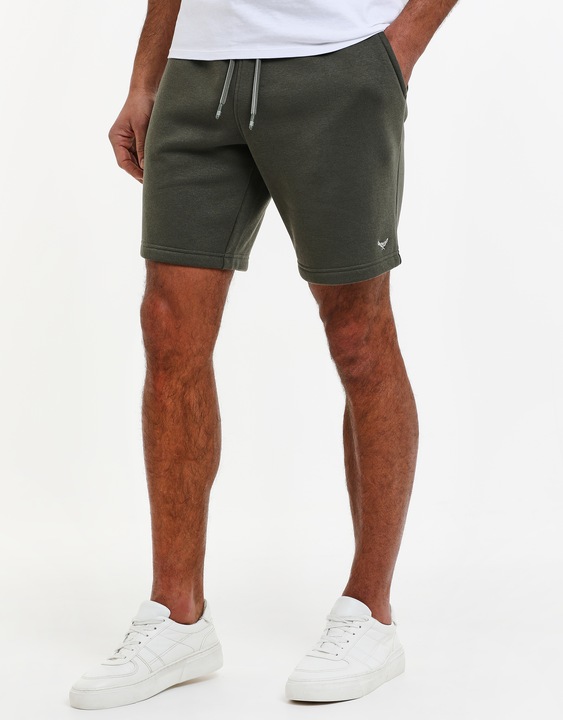 Threadbare, Pantaloni scurti de trening Bergamot 8055, Kaki, 2XL