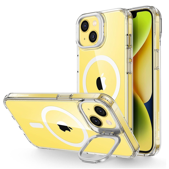 Защитен калъф за телефон ESR, Classic Hybrid HaloLock, съвместим с Apple iPhone 14 Plus, прозрачен