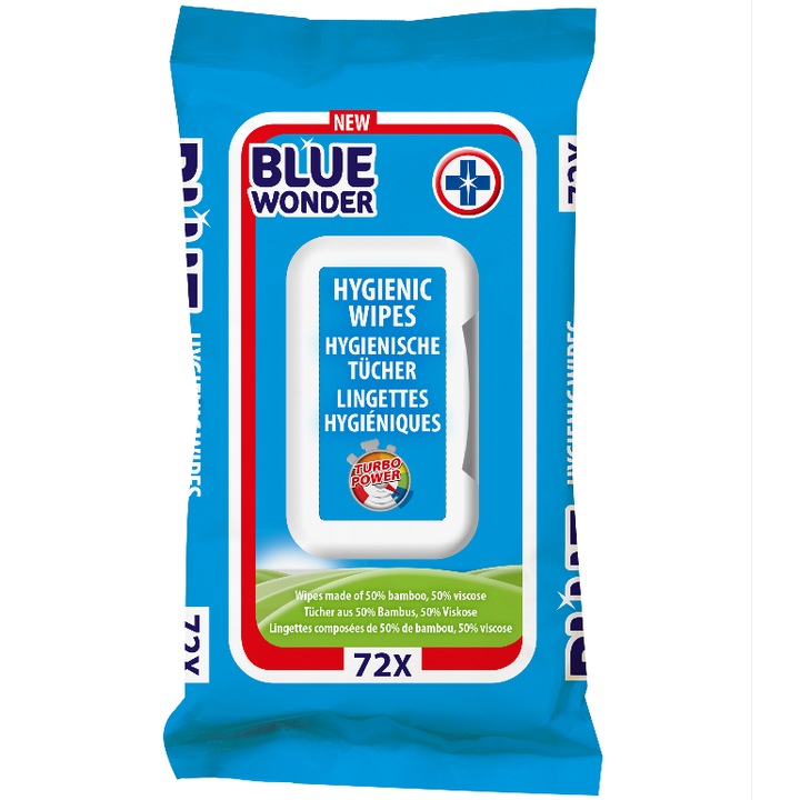 Servetele pentru curatare universala BLUE WONDER, 72 buc