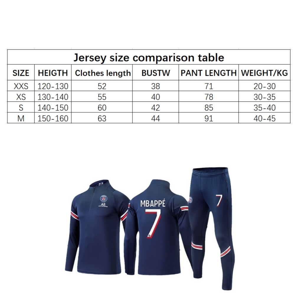 Echipament sportiv copii Paris Mbappe Trening pentru fotbal Set