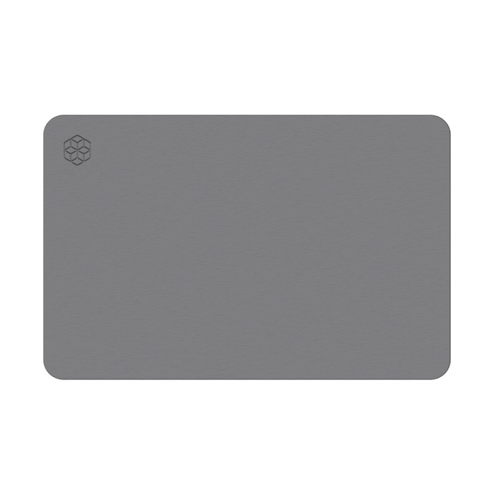 Covoras de baie din diatomit, 40x60 cm, gri, super absorbant, antiderapant, uscare rapida