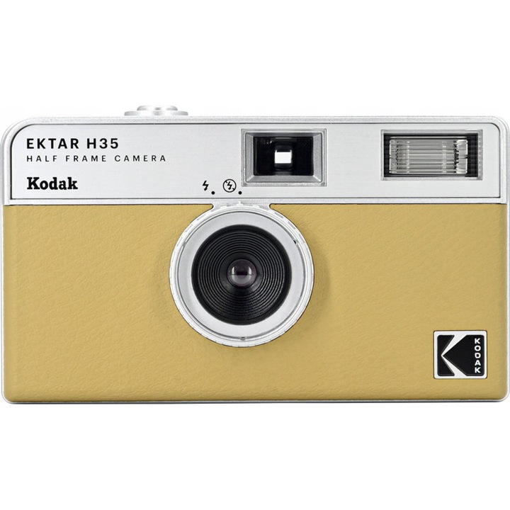 Многократен фотоапарат Kodak Ektar H35 с 35 мм филм, бежов