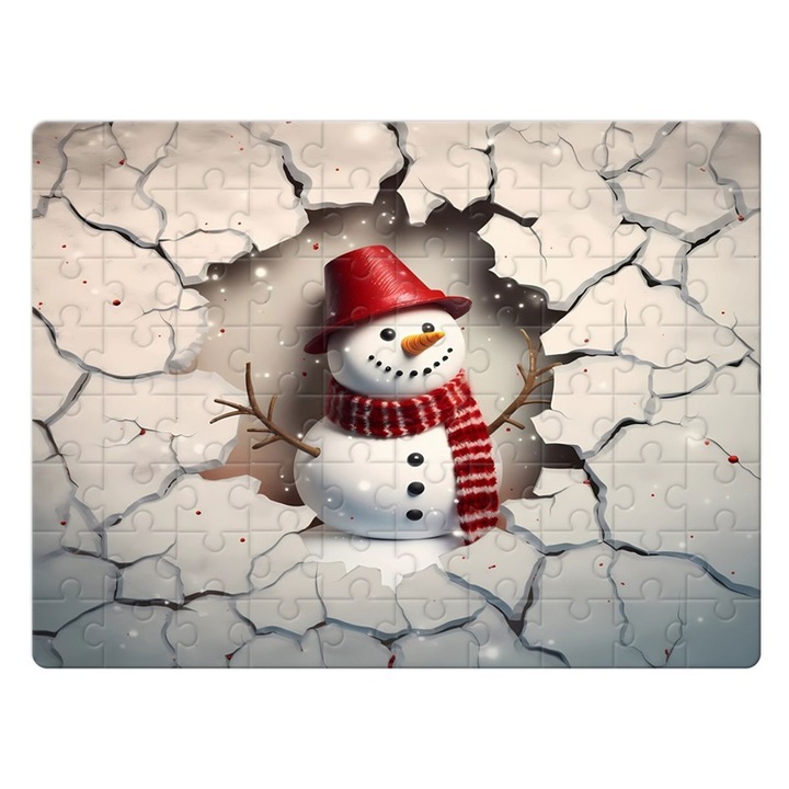 Hóember 4 puzzle 80 darabos