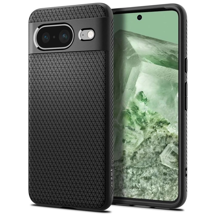 Google Pixel 8 tok – Spigen Liquid Air – matt fekete