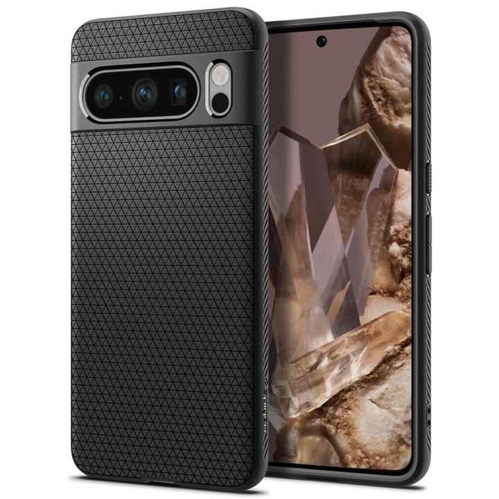 Google Pixel 8 Pro tok – Spigen Liquid Air – fekete