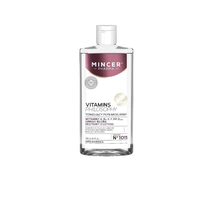 Micellás folyadék, Mincer Pharma, Hidratáló krém, Kisimítja a bőrt, 250 ml