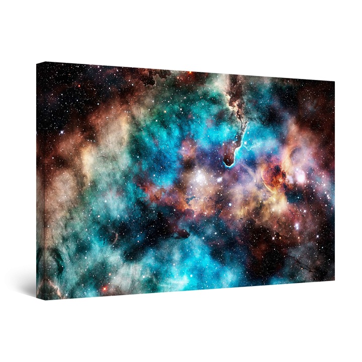 Картина DualView Startonight Многоцветна мъглявина, светеща в тъмното, 60 x 90 cm