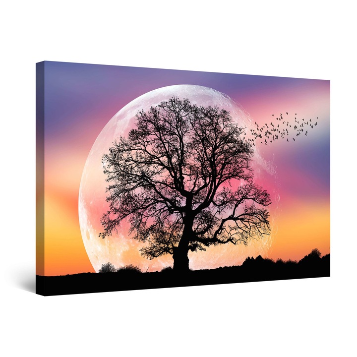Картина DualView Startonight Flying Tree, светеща в тъмното, 80 x 120 cm