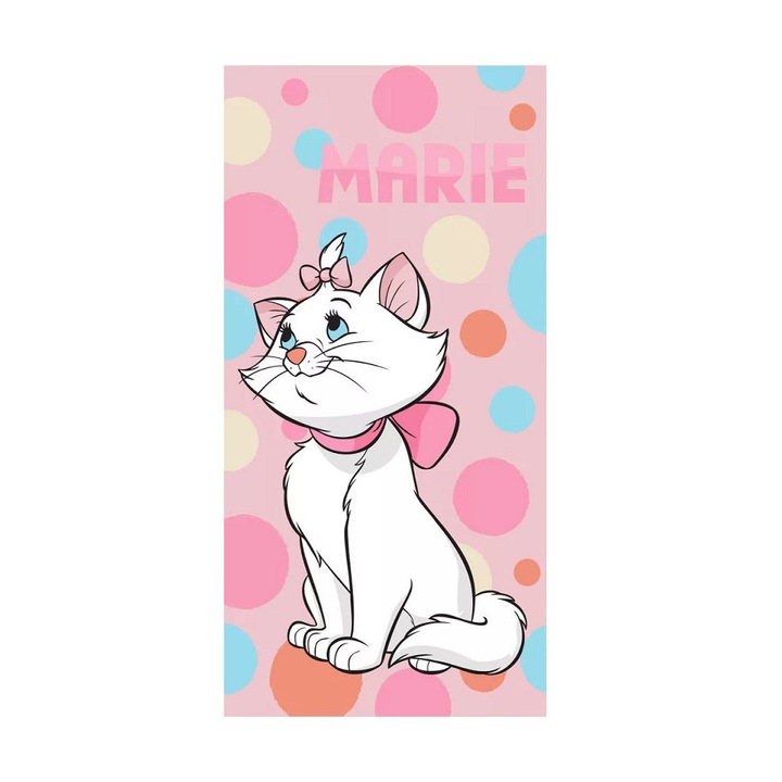 Хавлиена кърпа Disney Marie cat, 70x140см