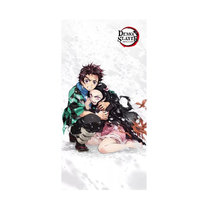 Хавлиена кърпа Demon Slayer хавлиена кърпа братя и сестри 70x140см