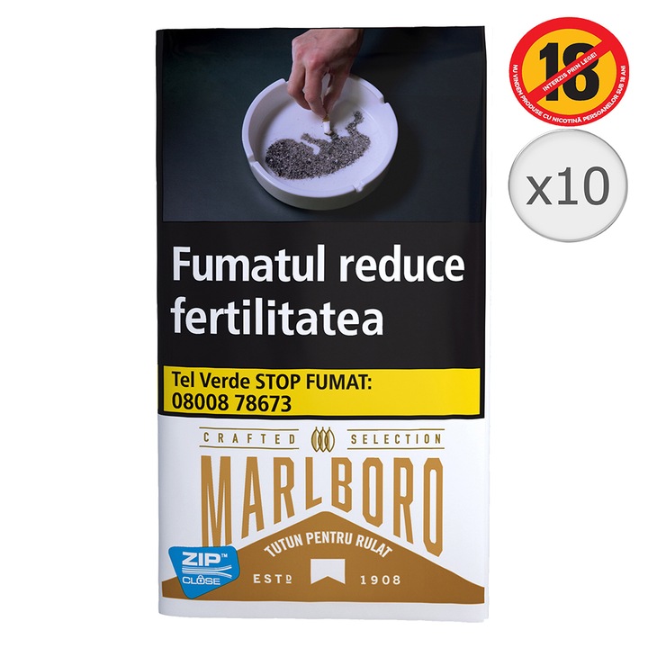 Cartus tutun Marlboro Crafted Gold 30g