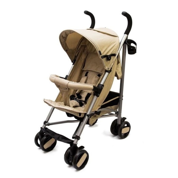 Carucior Sport Pentru Copii, Tip Umbrela, Pliere Rapida, Multistore, X-160, Beige