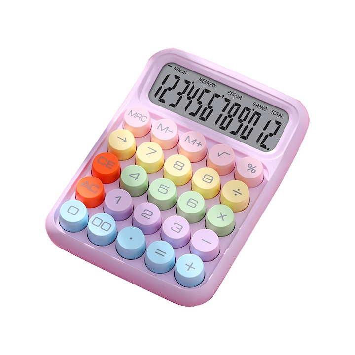 Calculator de birou, Senmase, ABS, Multicolor