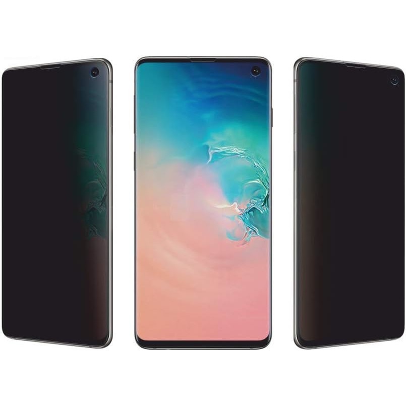 Folie de protectie ecran Privacy Hydrogel din silicon, TPU, compatibila cu Samsung Galaxy S10, Perfect fit, acopera tot ecranul, ISAG