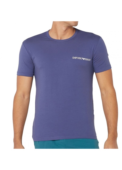 Tricou barbati, Emporio Armani, Bumbac, Mov, L