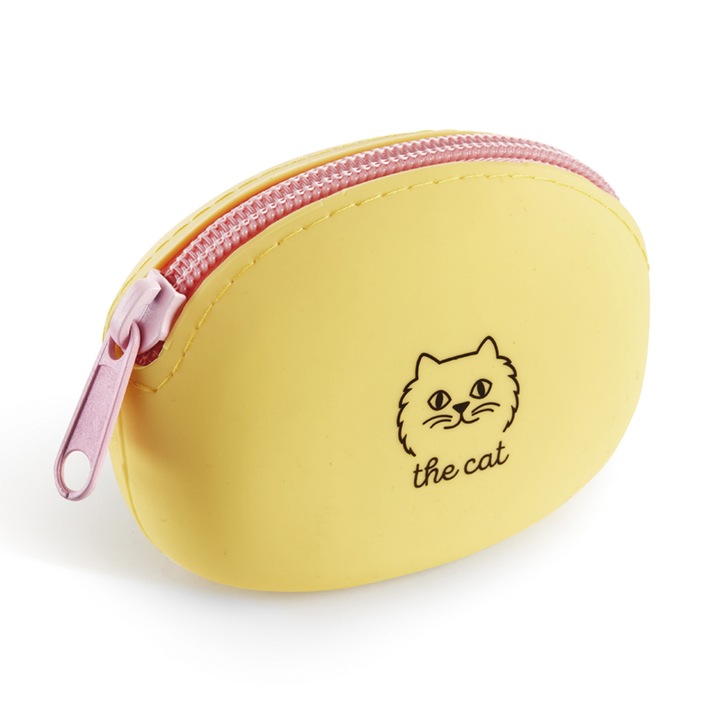 Portofel pentru copii, Miquelrius, Silicon, Galben