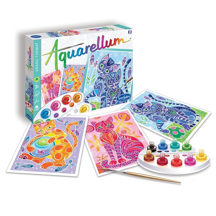 Set de pictura, Sentosphere, 7+ ani, Multicolor