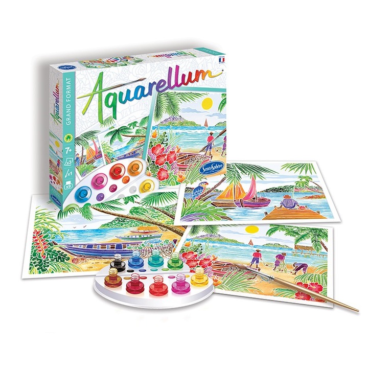 Set de pictura pentru copii, Sentosphere, 7+, Multicolor