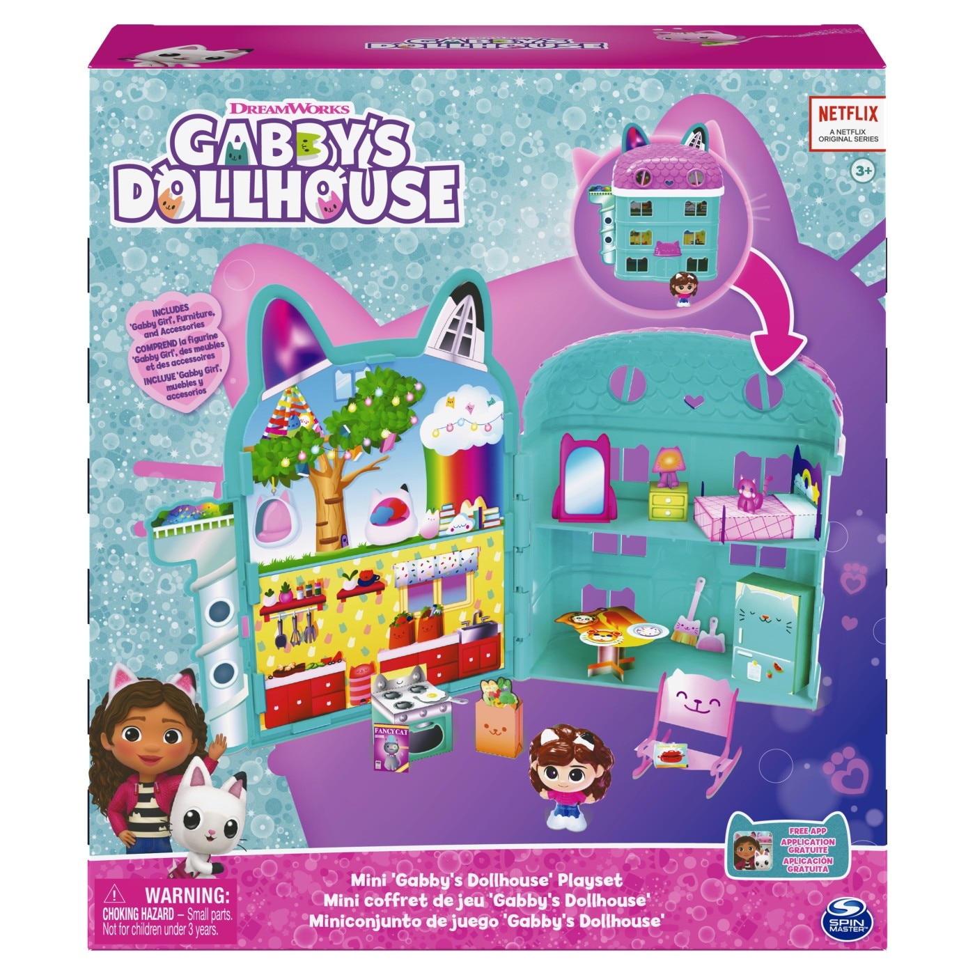 Set de joaca Gabby's Dollhouse - Mini Casa de papusi a lui Gabby - eMAG.ro