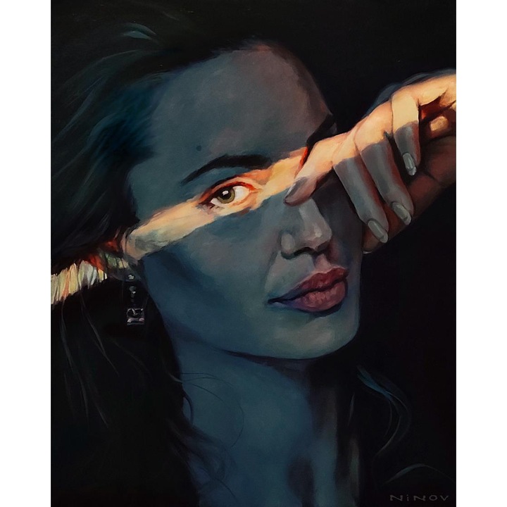 Рисуване по номера ITA ART, Анджелина, 40х50см, Многоцветен