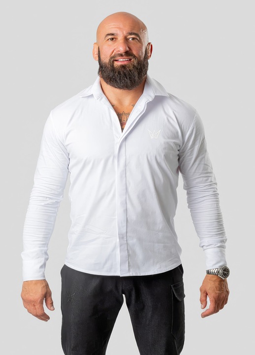 Camasa barbati, Tres Amigos Wear, Bumbac, Alb, L