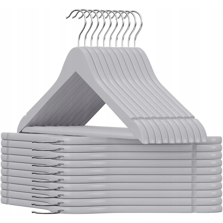 Set 100 umerase, GMM Group, Lemn, 44.5 cm, Gri