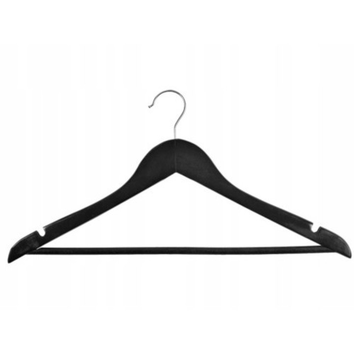 Set 30 umerase GMM Group, Lemn/Inox, Negru