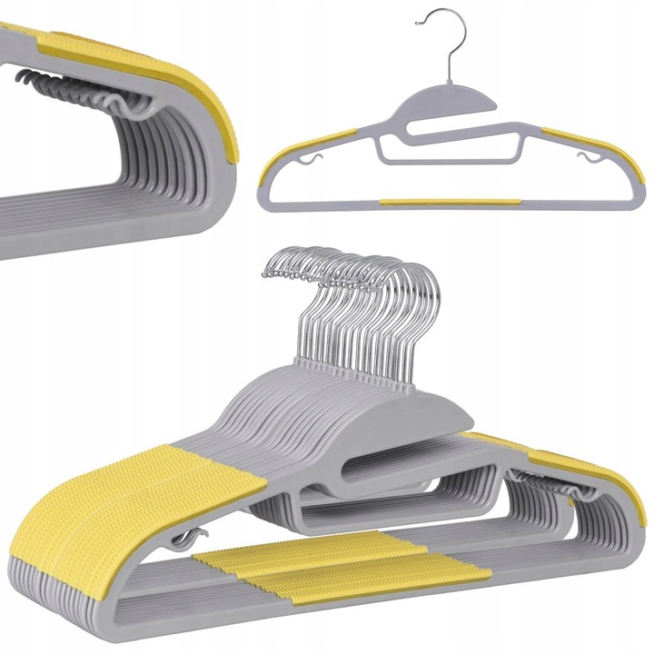 Set 20 umerase, GMM Group, Plastic, Gri/Galben