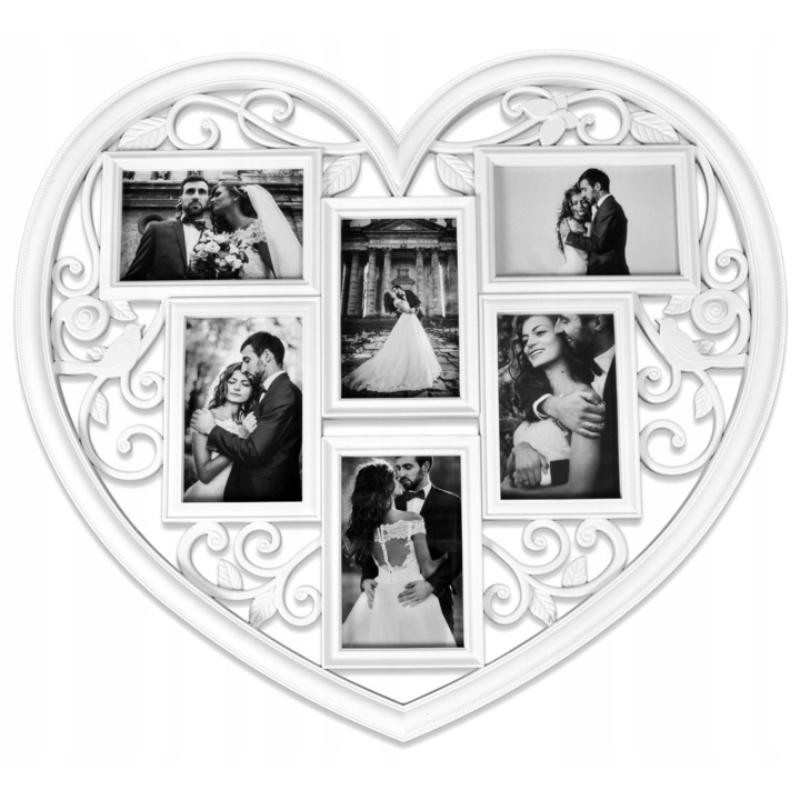 Rama foto pentru 6 fotografii, GMM Group, Alb