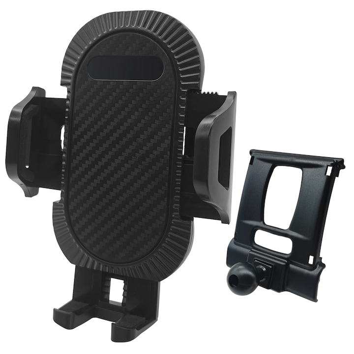 Suport auto pentru telefon, JOCUNDLY, Compatibil cu BMW Seria 3/4, Negru