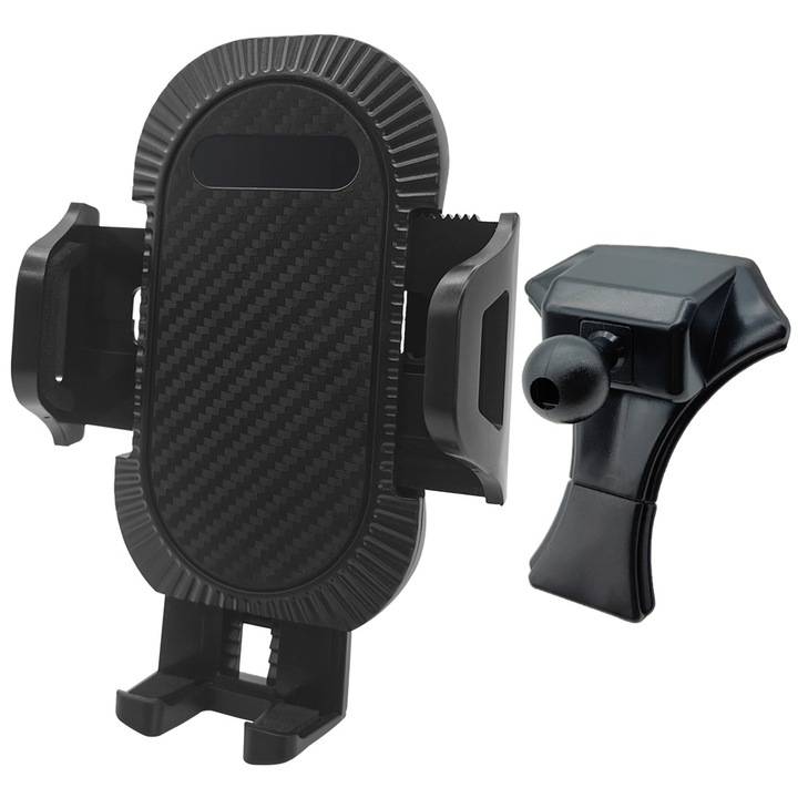 Autós telefontartó, JOCUNDLY, Mercedes Benz-hez kompatibilis, Fekete