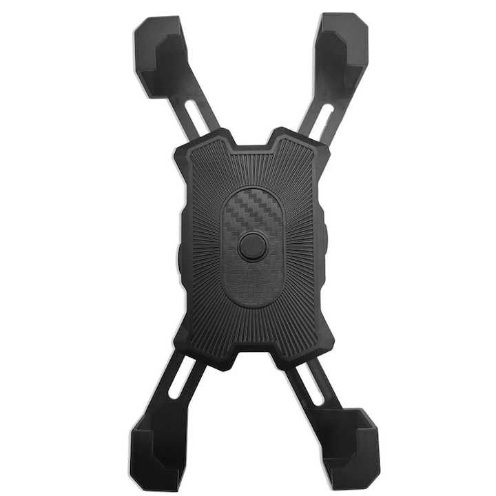 Suport auto pentru telefon, JOCUNDLY, Carbon, Pentru Audi A6 Dedicat, Negru