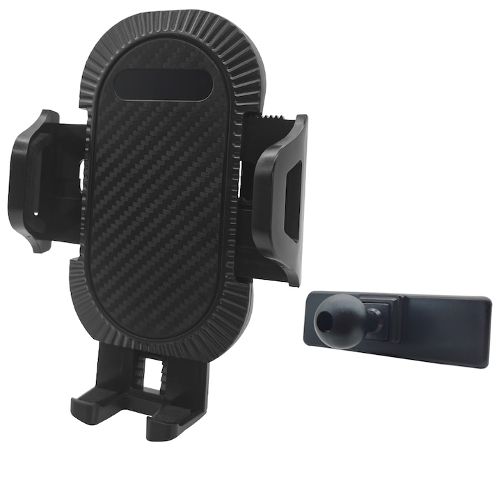 Suport auto pentru telefon, JOCUNDLY, Compatibil cu Volkswagen Tiguan 2009-2017, Negru