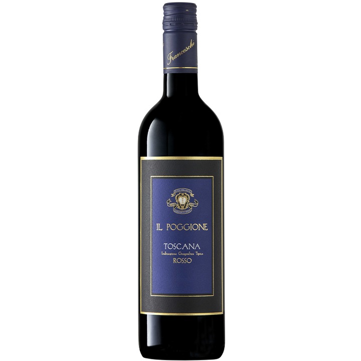 Червено вино Il Poggione Rosso Toscana, Купаж - Санджовезе, Мерло, Каберне Совиньон, Италия, 750 мл