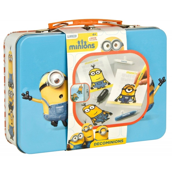 Set creativ, Totum, Minions, Autocolante DIY