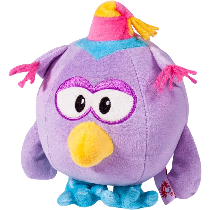 Jucarie de plus Stip - Bufnita balonas mov, 20 cm