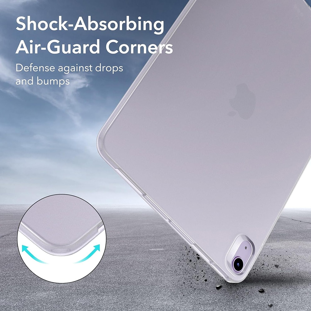 Husa ESR Project Zero compatibila cu iPad Air 4 (2020) / Air 5 (2022) / Air 6 (2024) Frosted Black