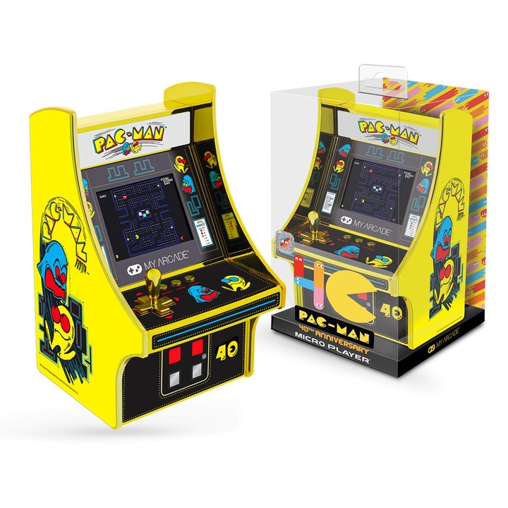 MY ARCADE Pac-Man 40th Anniversary Micro Player Hordozható, 224409, Konzol