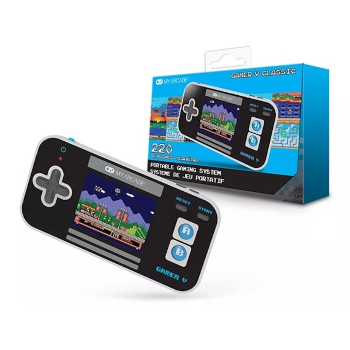 Consola portabila, My Arcade, DGUN-3919, Negru/Albastru