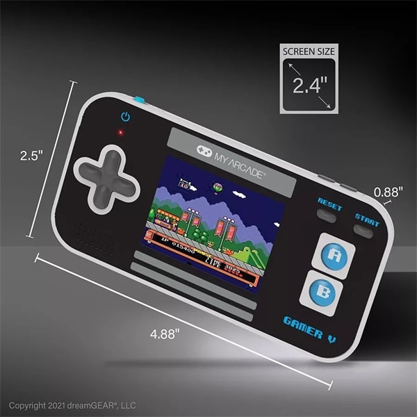 Consola portabila, My Arcade, DGUN-3919, Negru/Albastru