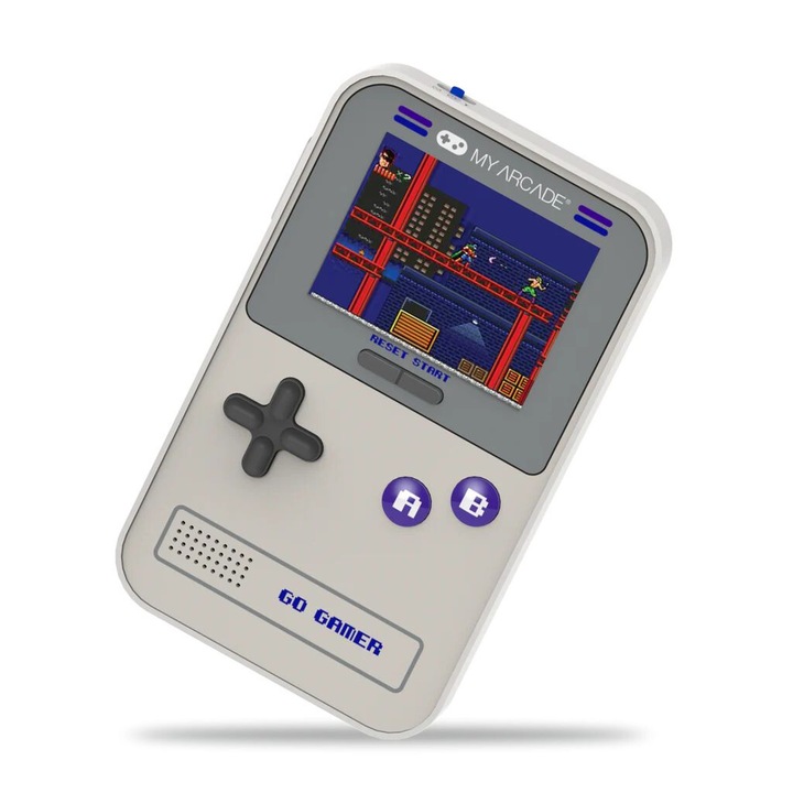 MY ARCADE Go Gamer Classic Hordozható Grey/Purple, 224368, Konzol