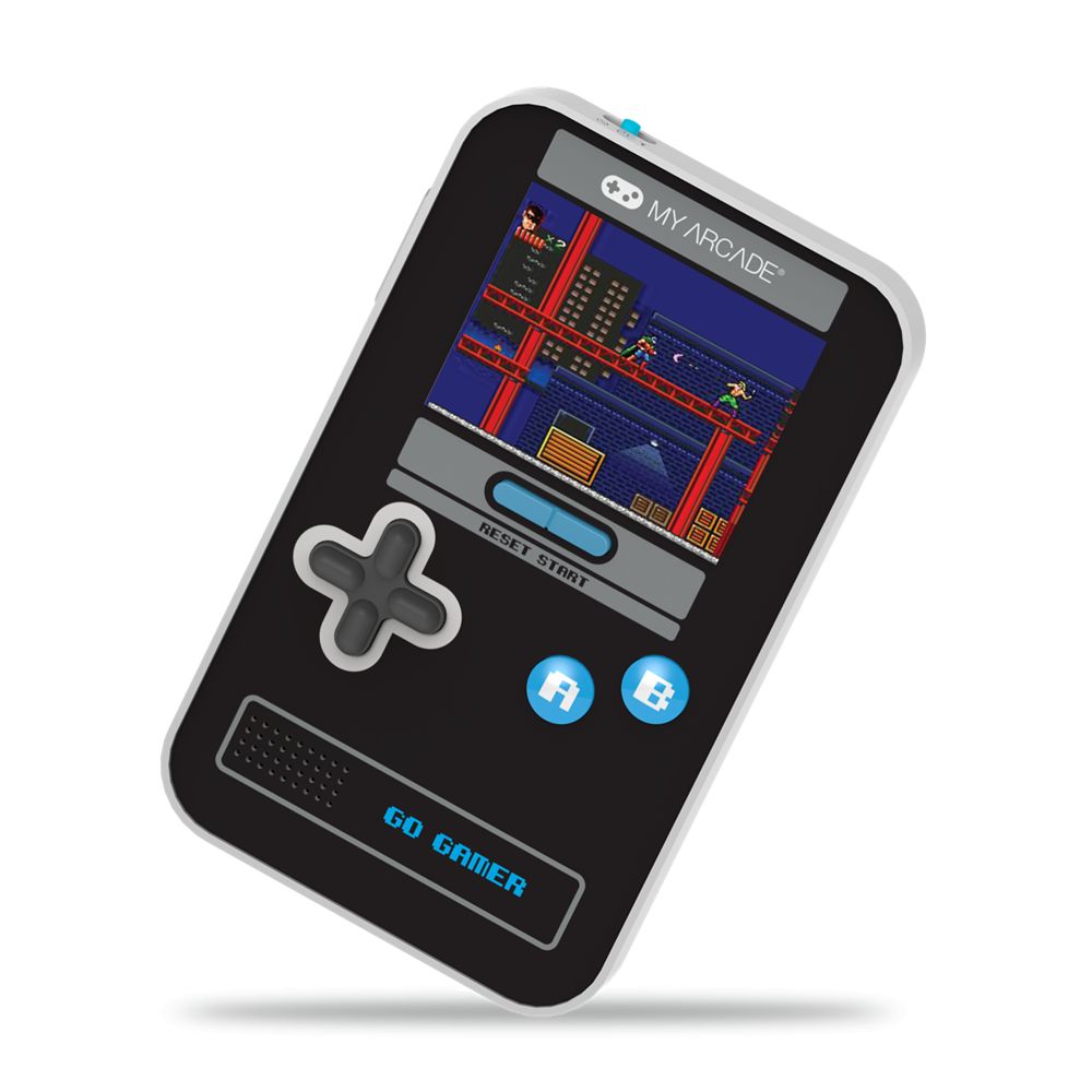 Consola portabila retro Go Gamer Classic 300in1, MyArcade, Negru