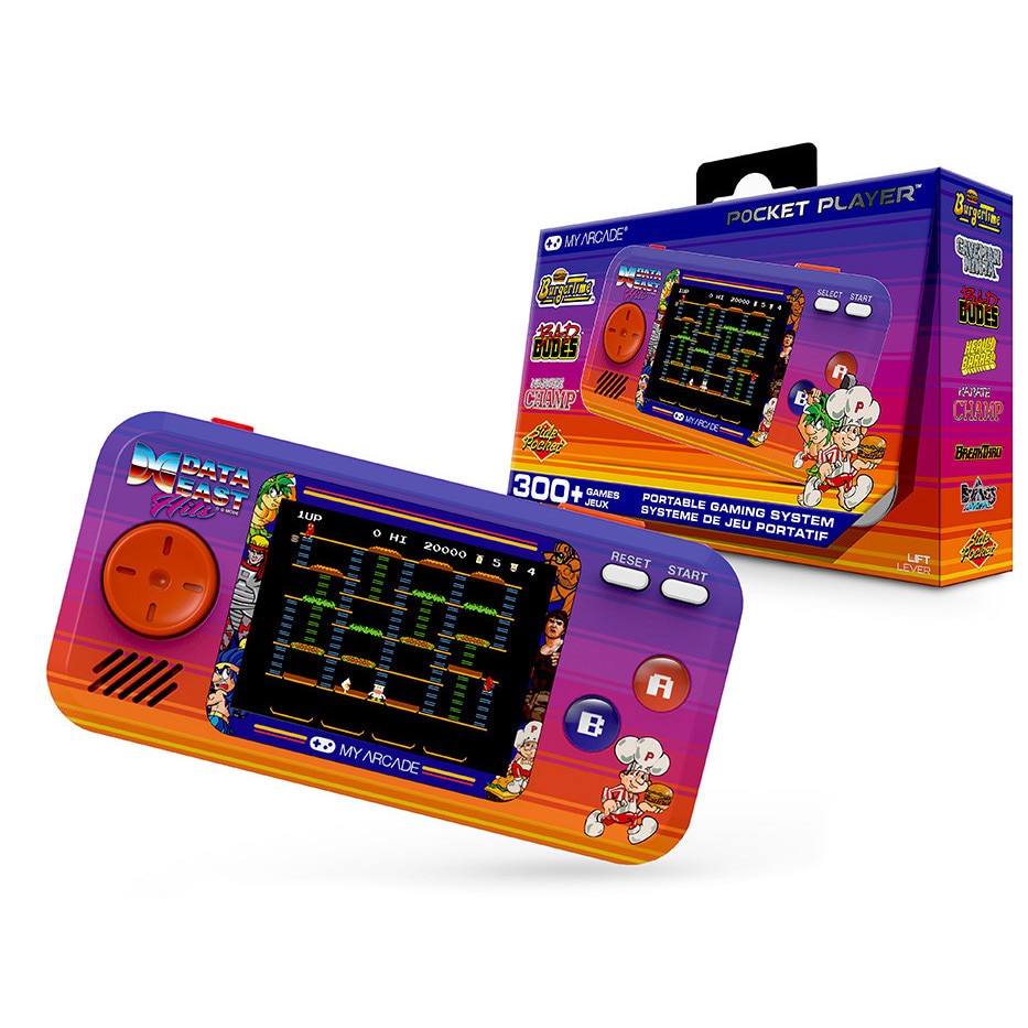Consola portabila retro Data East 300+, MyArcade, Pocket Player