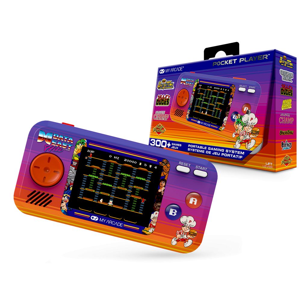 Consola portabila retro Data East 300+, MyArcade, Pocket Player