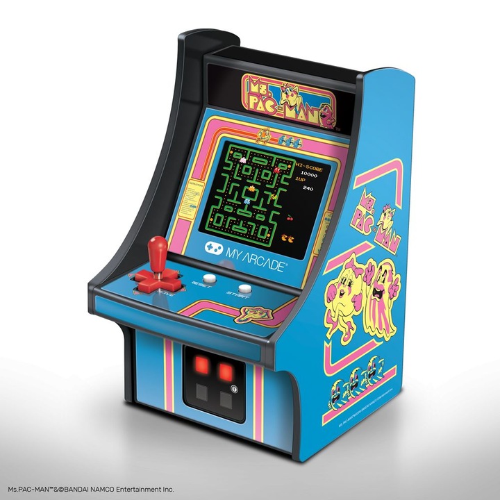 MY ARCADE Ms. Pac-Man Micro Player Hordozható, 224388, Konzol