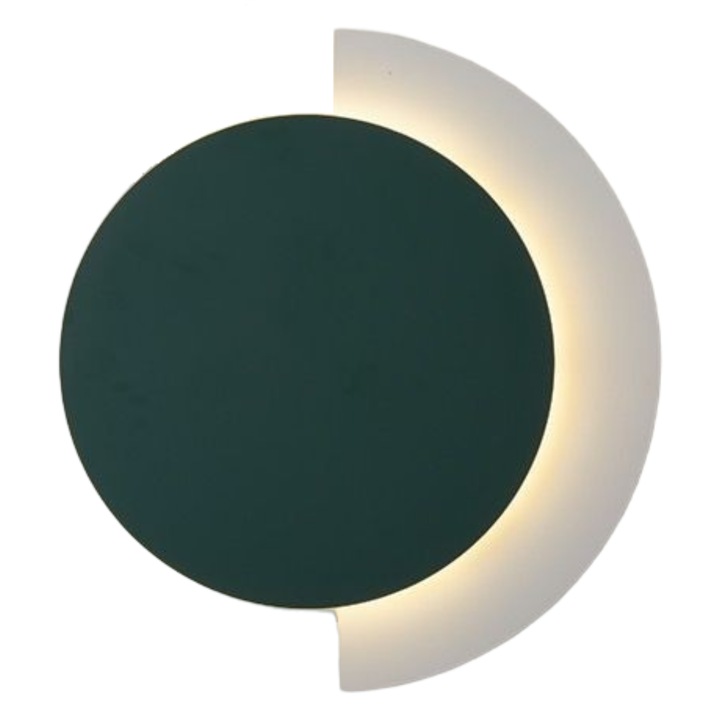 Aplica LED, 26W, 30CM, verde, lumina/rece/calda/neutra