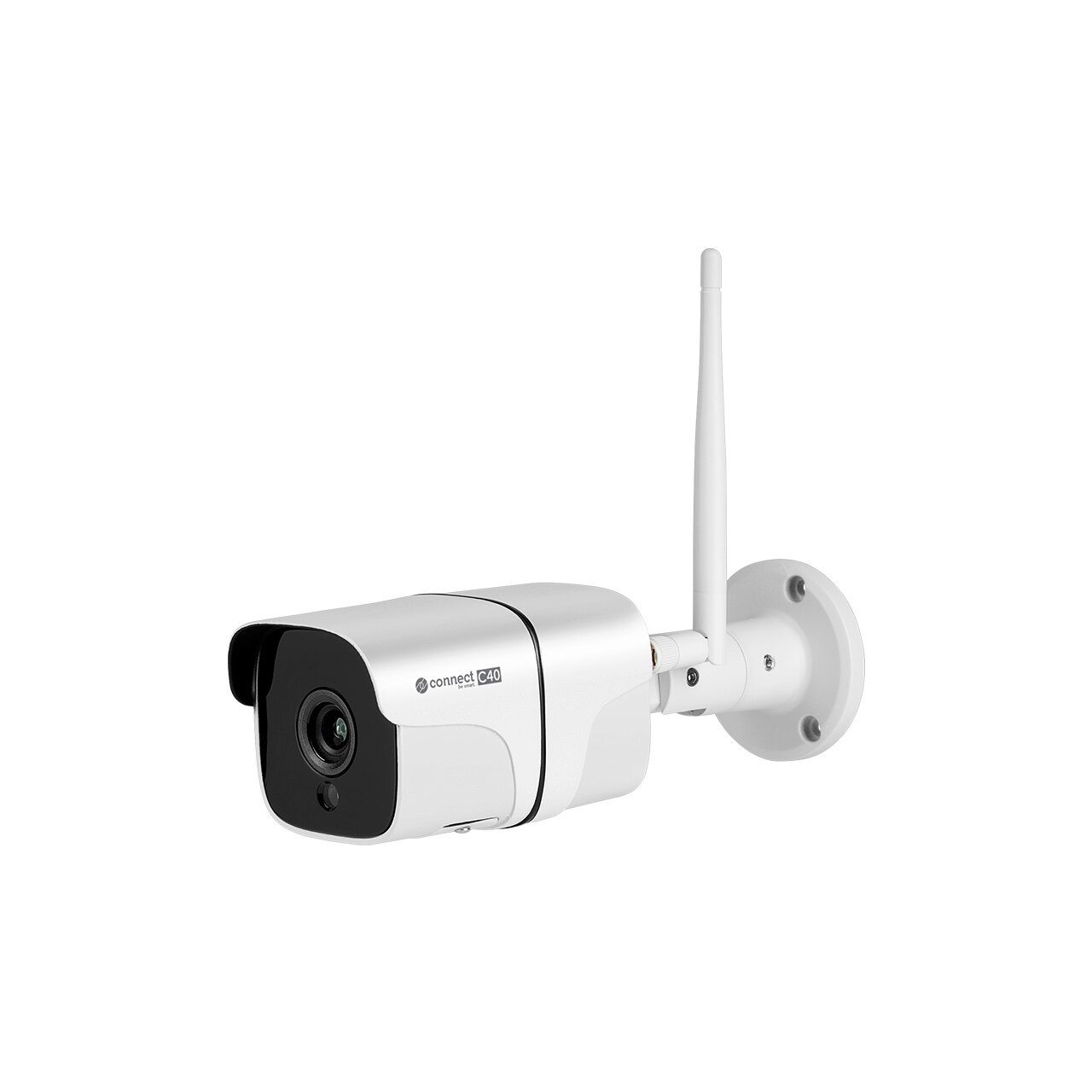 Камера за наблюдение C40 WiFi, 3 Mpx, Външна IP66, Връзка телефон ...