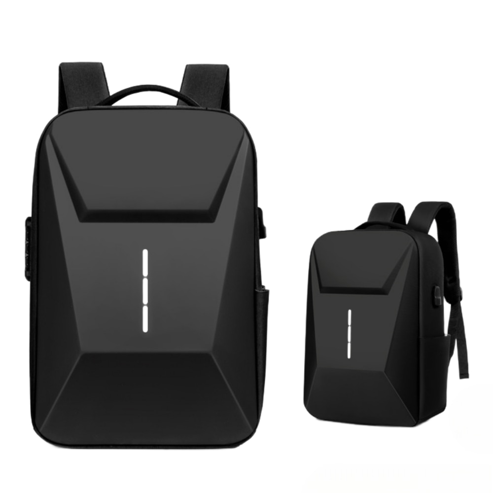 Rucsac Laptop 15.6” KUALIBO®, Multifunctional, 20-35 L, WATERPROOF, Port USB, Sistem Inchidere Antifurt, Materiale de Inalta Calitate, Design 3D Rezistent la Lovituri, Extraconfortabil, Distribuie Greutatea Uniform, Curea Atasare Pe Troler