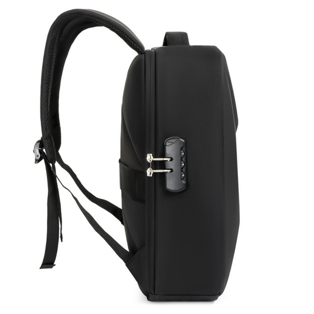 Rucsac Laptop 15.6” KUALIBO®, Multifunctional, 20-35 L, WATERPROOF, Port USB, Sistem Inchidere Antifurt, Materiale de Inalta Calitate, Design 3D Rezistent la Lovituri, Extraconfortabil, Distribuie Greutatea Uniform, Curea Atasare Pe Troler