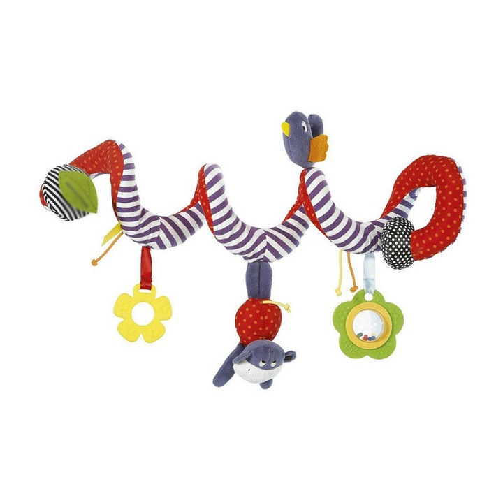 Jucarie pentru pat bebelusi, Sundiguer, Poliester, 0-3ani, Multicolor